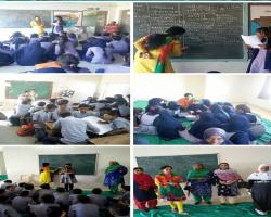 Samvidhan live training in madresa moinul Islam school himmatnagar